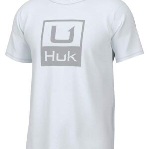 HUK STACKED LOGO TEE
